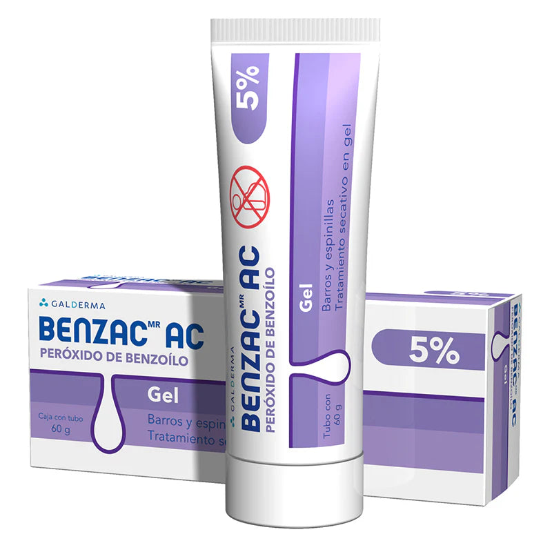 Benzac ac 5% gel 60 gr