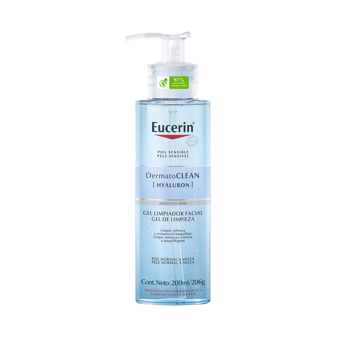 Eucerin Dermatoclean Gel Limpiador  Facial 200 ml