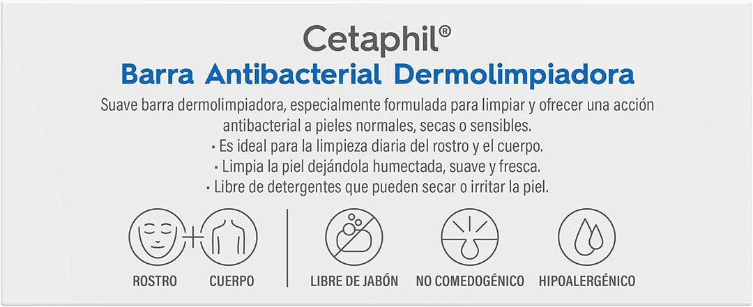 Cetaphil barra dermolimpiadora jbn 127 gr ^^ n