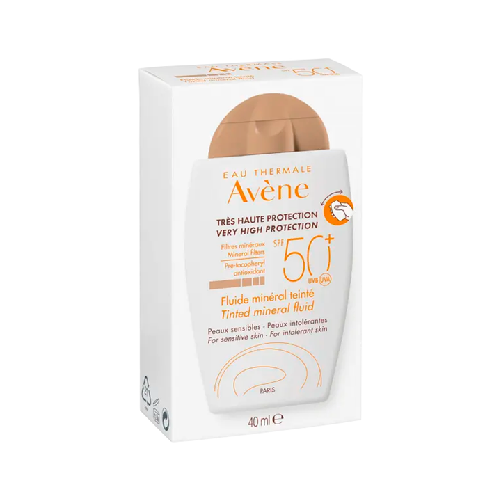Avene Bloqueador Fluido Mineral tt fps50+ 40 ml