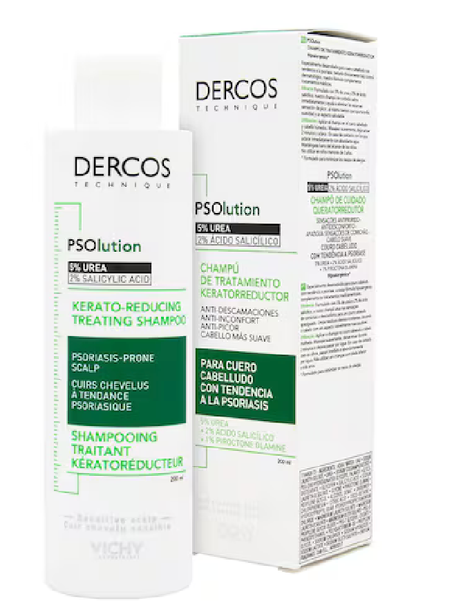 VICHY / DERCOS PSOLUTION SHAMPOO DE TRATAMIENTO KERATORREDUCTOR 200 ML