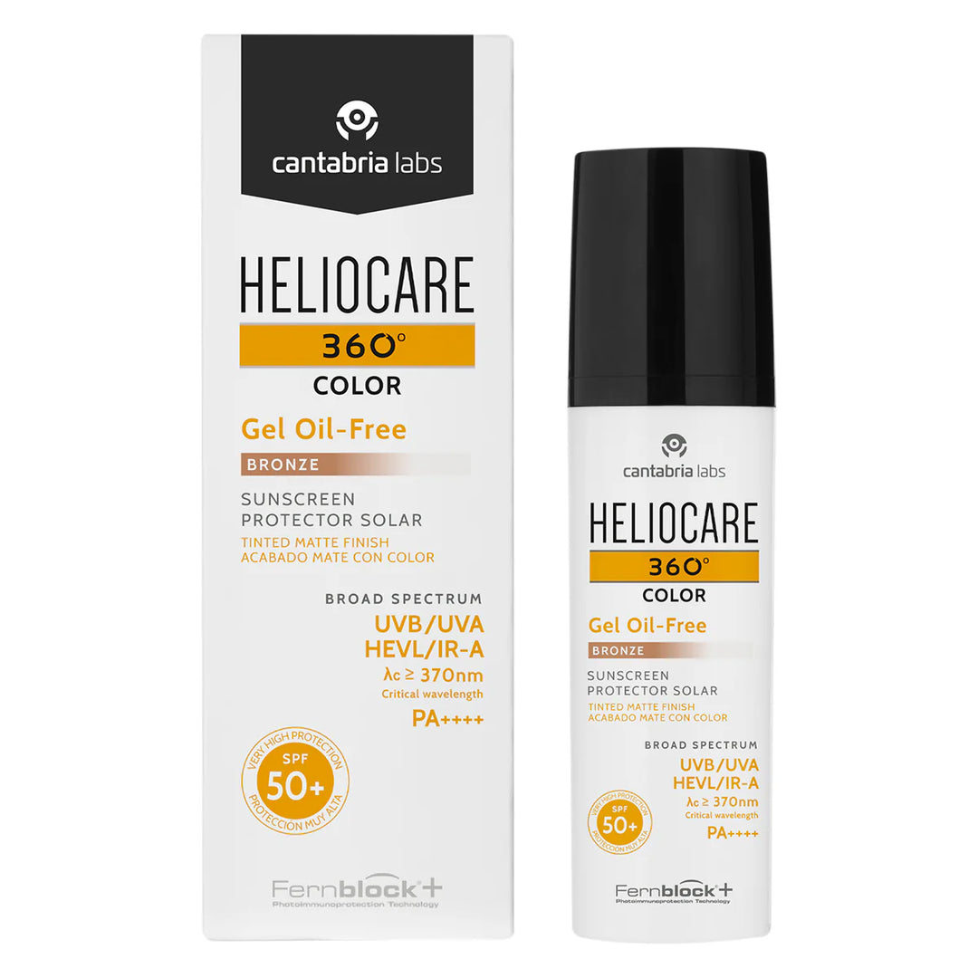Heliocare 360 Gel Oil Free 50ml Bronze fps50+ 2x1
