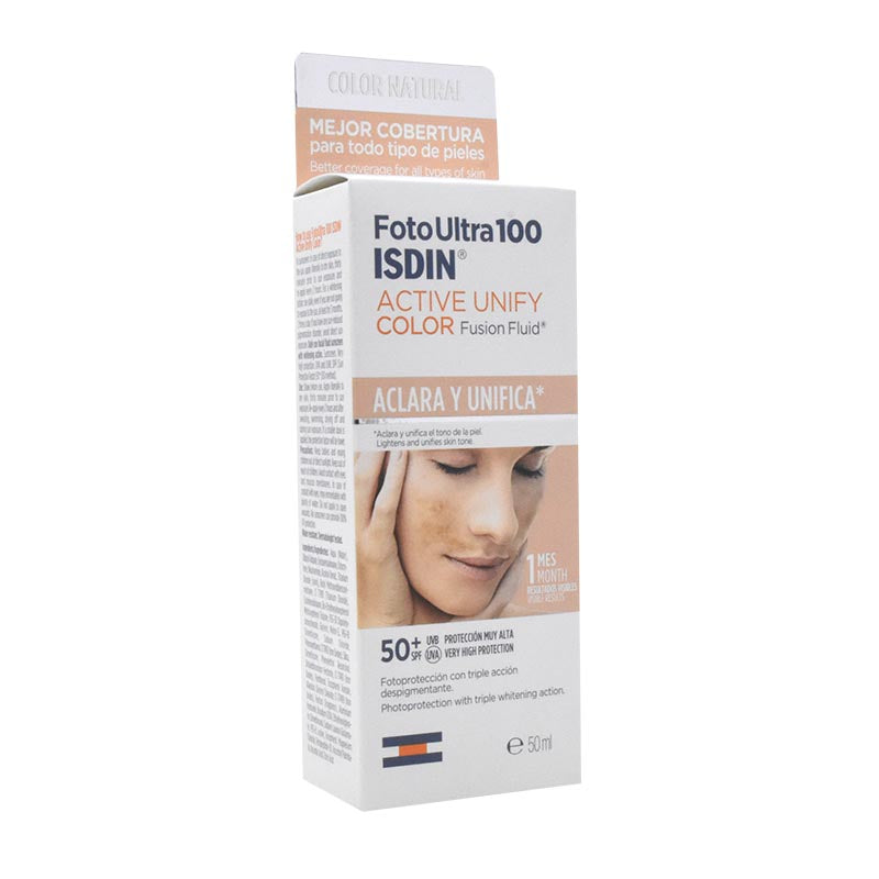 Isdin fotoultra100 active unify color fluido 50ml fps50+
