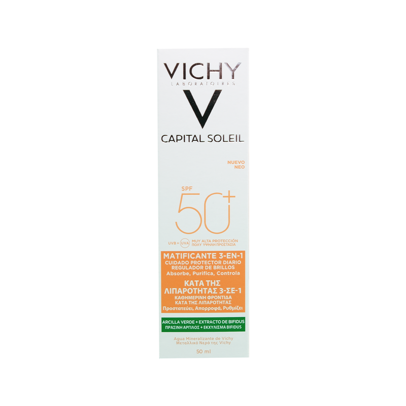 Vichy Capital Soleil Matificante 3 en 1 fps50+ 50 ml