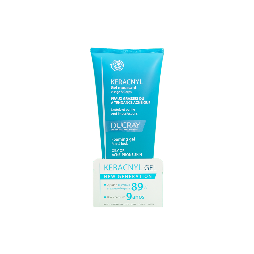 Ducray Keracnyl Gel Limpiador 200 ml.