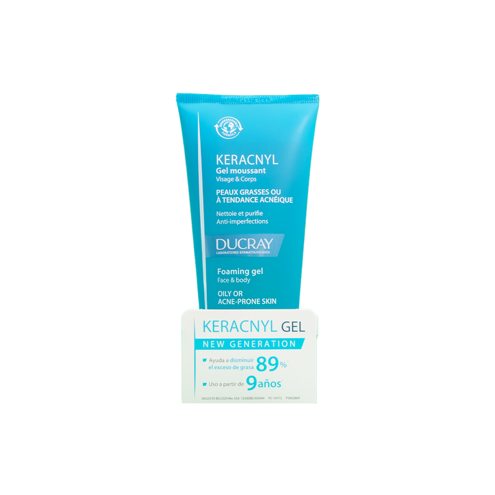 Ducray Keracnyl Gel Limpiador 200 ml.
