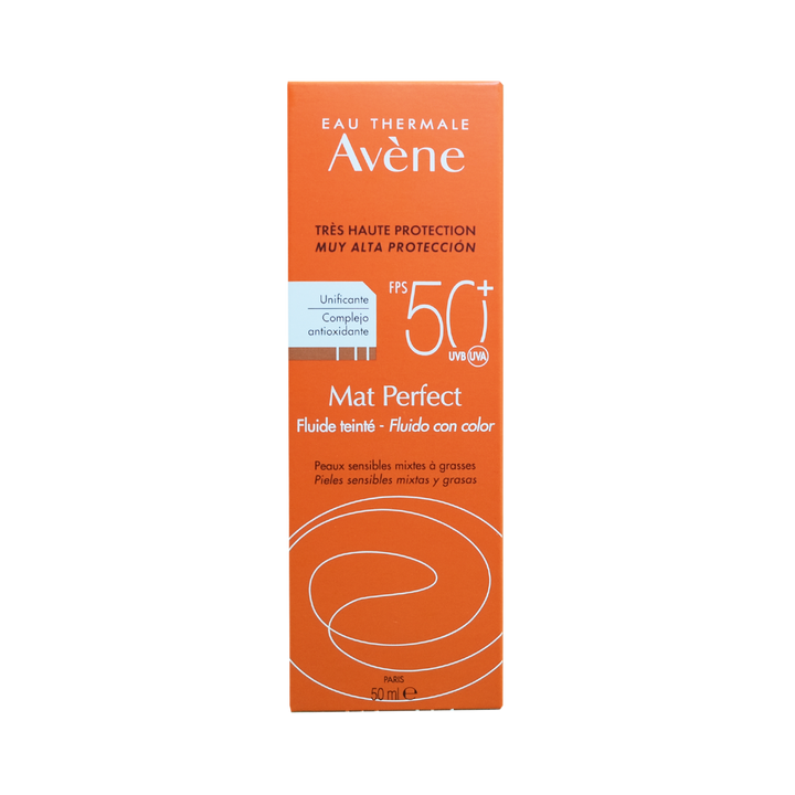 Avene Bloqueador Emulsion Toque Seco Color 50 ml fps50+