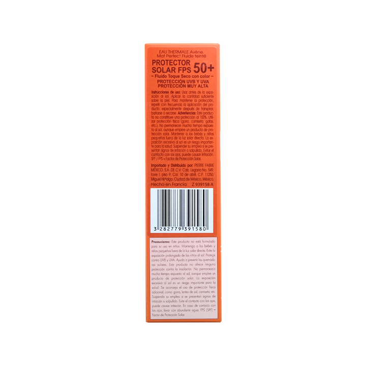 Avene Bloqueador Emulsion Toque Seco Color 50 ml fps50+