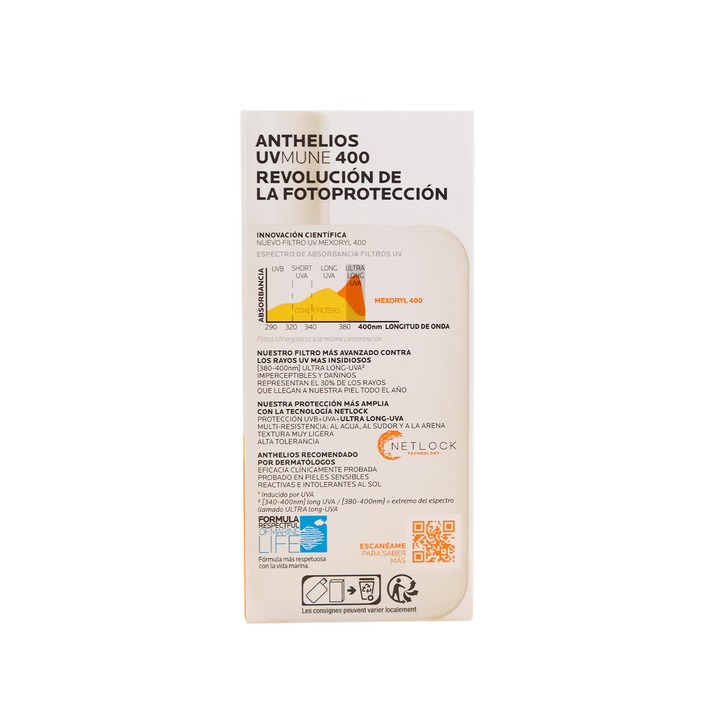 Laroche anthelios uv 400 mune fluido invisible fps50+ 50ml