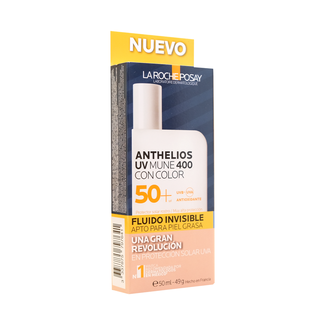 Laroche anthelios uv 400 mune fluido color fps50+ 50ml