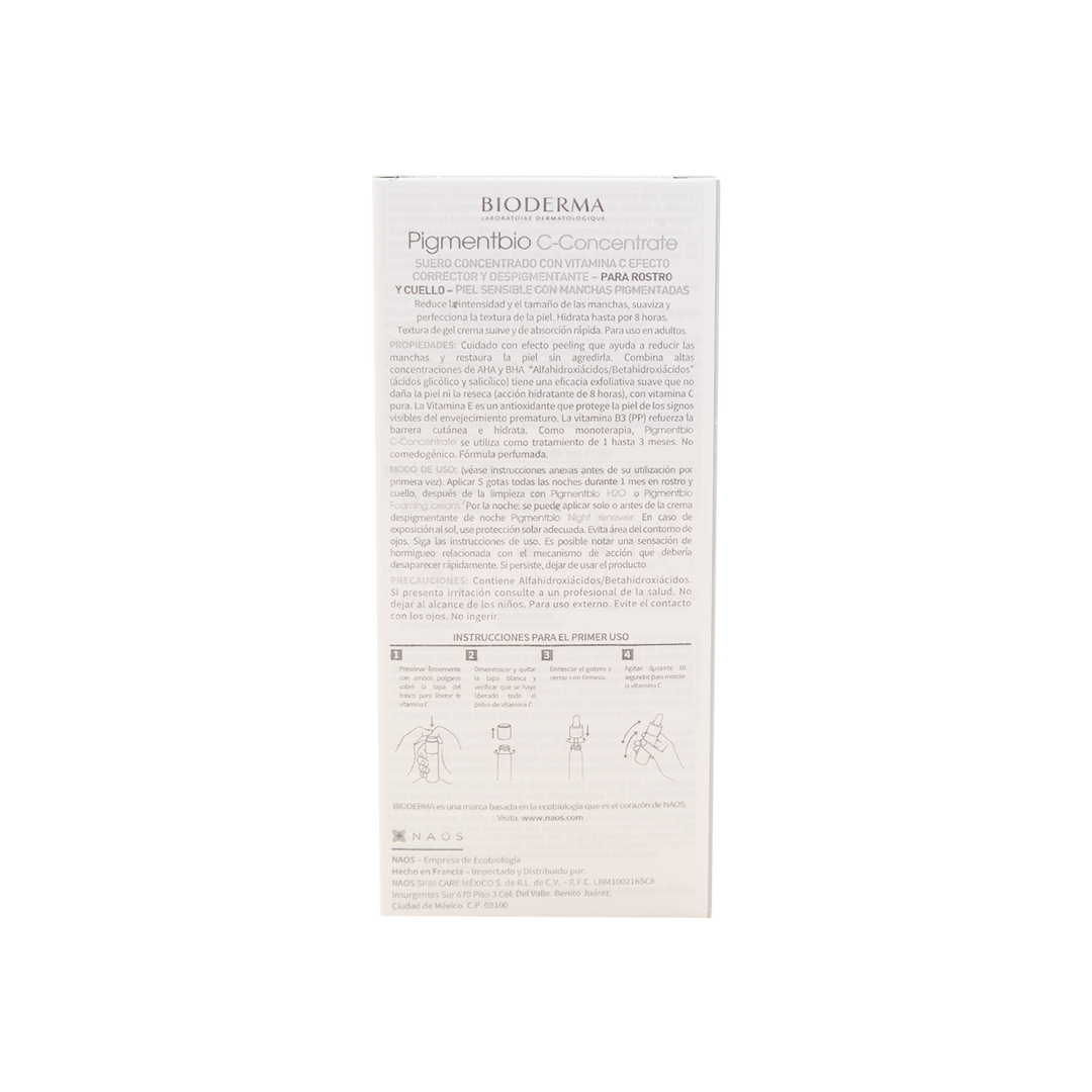Bioderma pigmentbio c-concentrate suero 15 ml