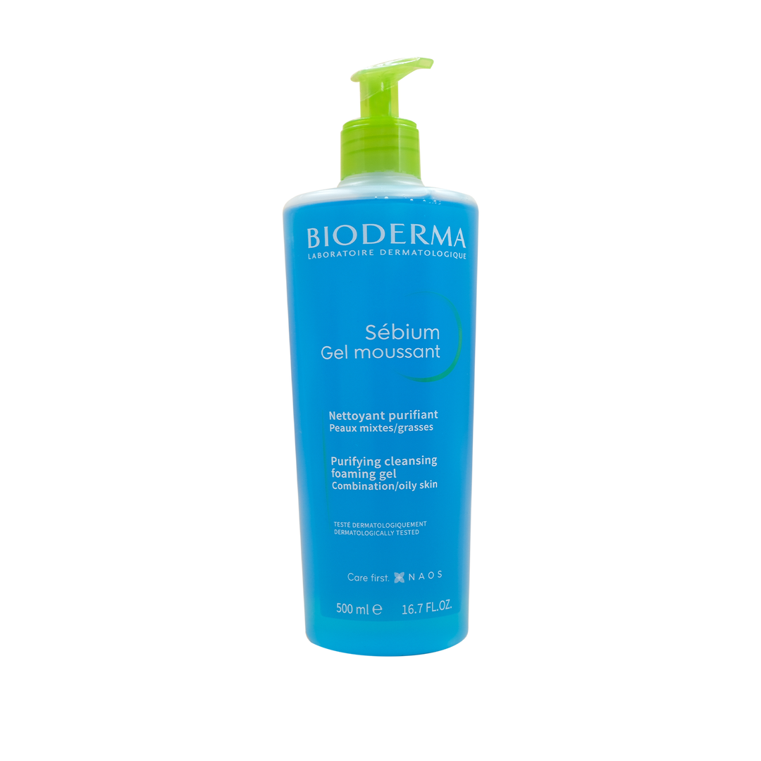 Bioderma sebium moussant gel 500 ml.