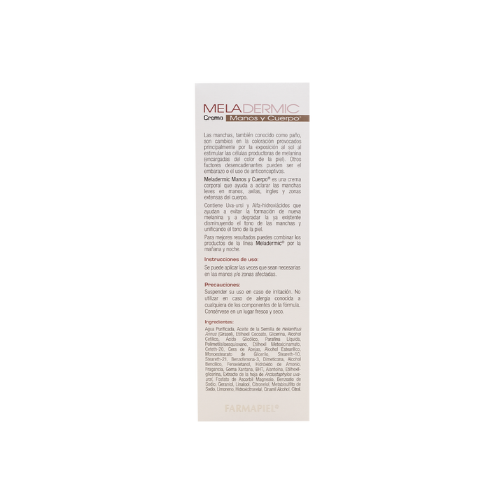 Farmapiel meladermic manos y cuerpo crema 150 gr