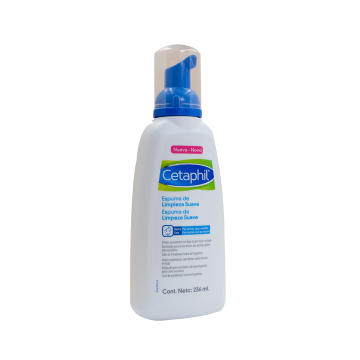 Cetaphil espuma de limpieza suave 236 ml
