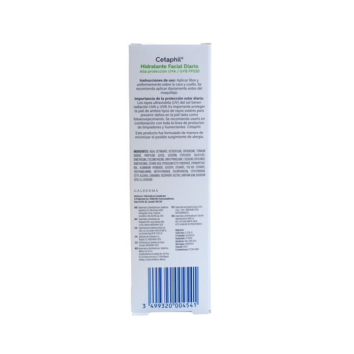 Cetaphil locion hidratante fac fps50 50 ml