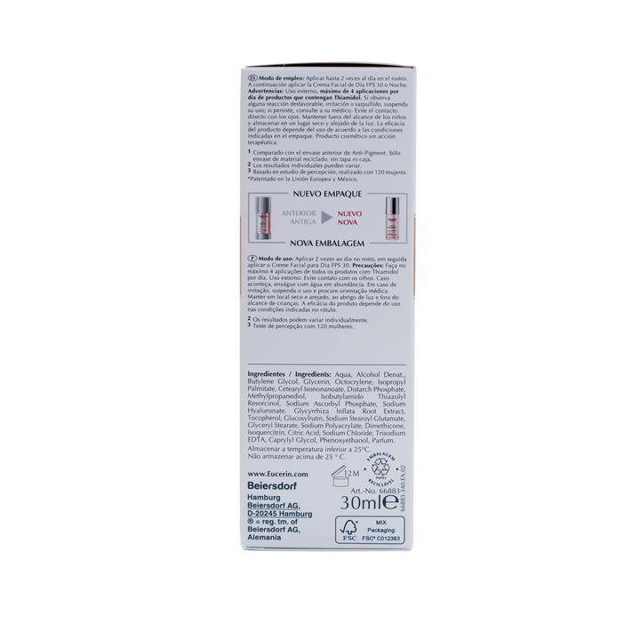 Eucerin Anti-Pigment Dual Serum Facial 30 ml.