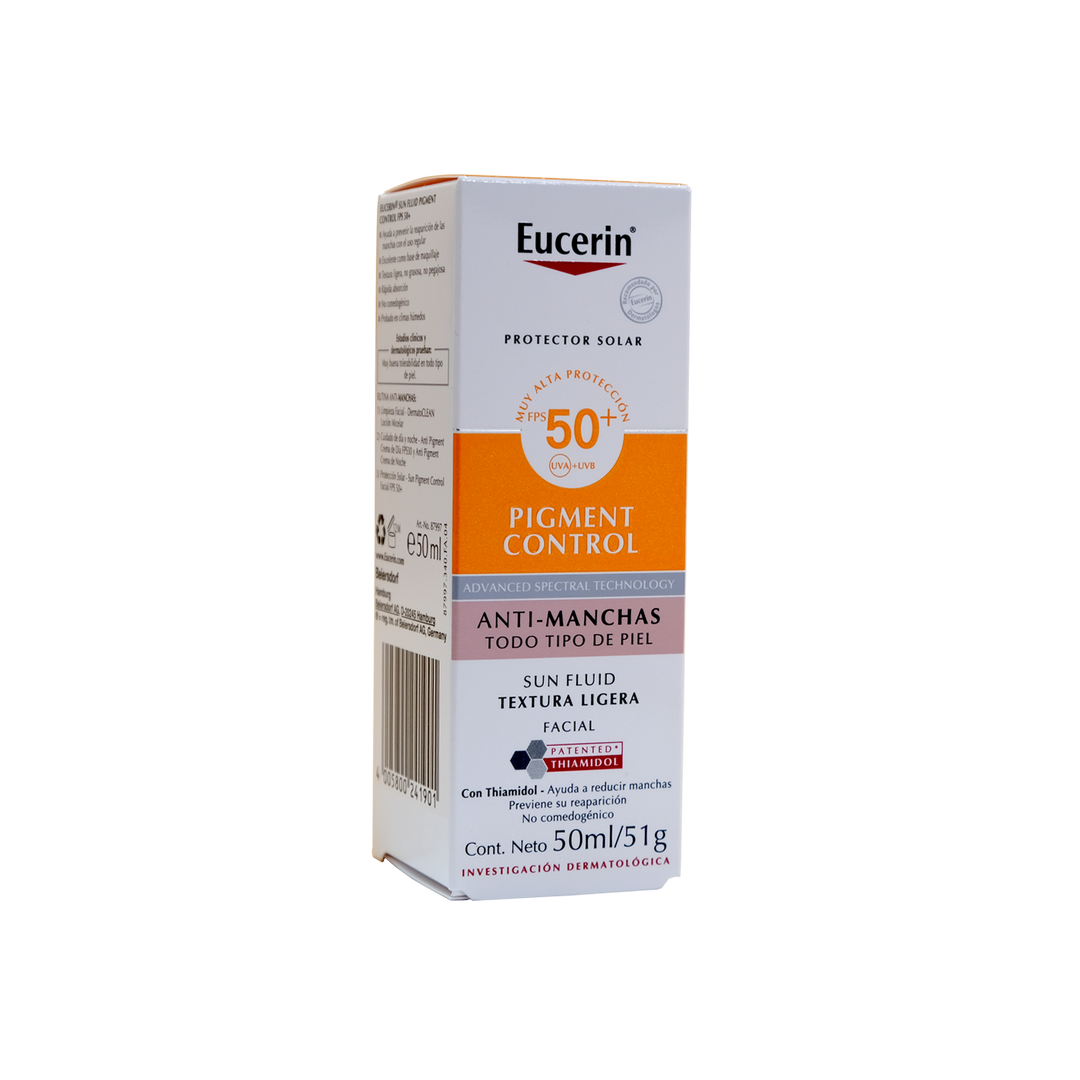 Eucerin bloq pigment control sun fluid 50 ml fps 50+