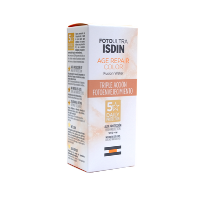 Isdin fotoultra age repair fusion water 50 ml  c/color