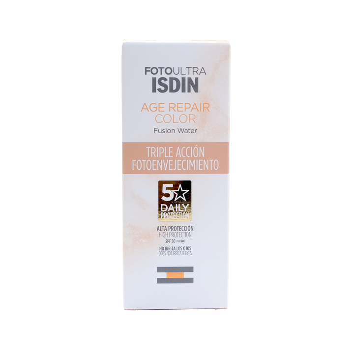 Isdin fotoultra age repair fusion water 50 ml  c/color