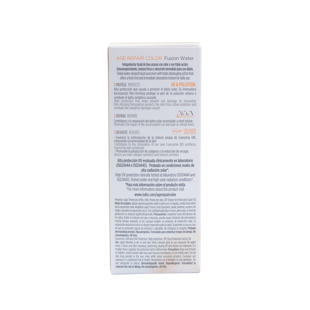 Isdin fotoultra age repair fusion water 50 ml  c/color