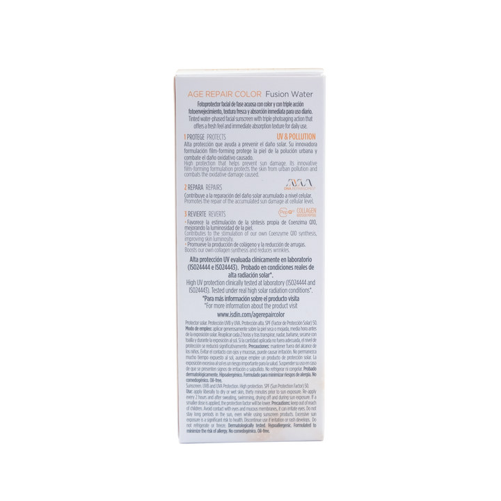 Isdin fotoultra age repair fusion water 50 ml  c/color