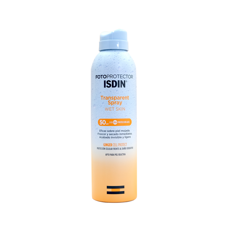 Isdin fotoprotector wet skin spray transp 200 ml spf 50+