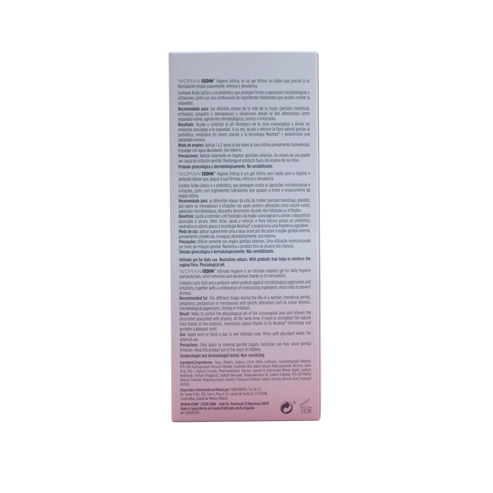 Isdin woman higiene intima 200 ml
