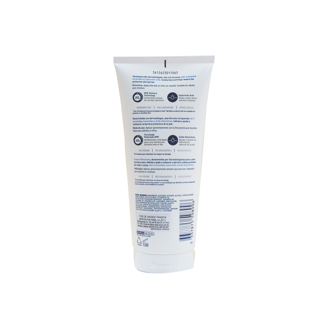 Cerave crema hidratante 170g.