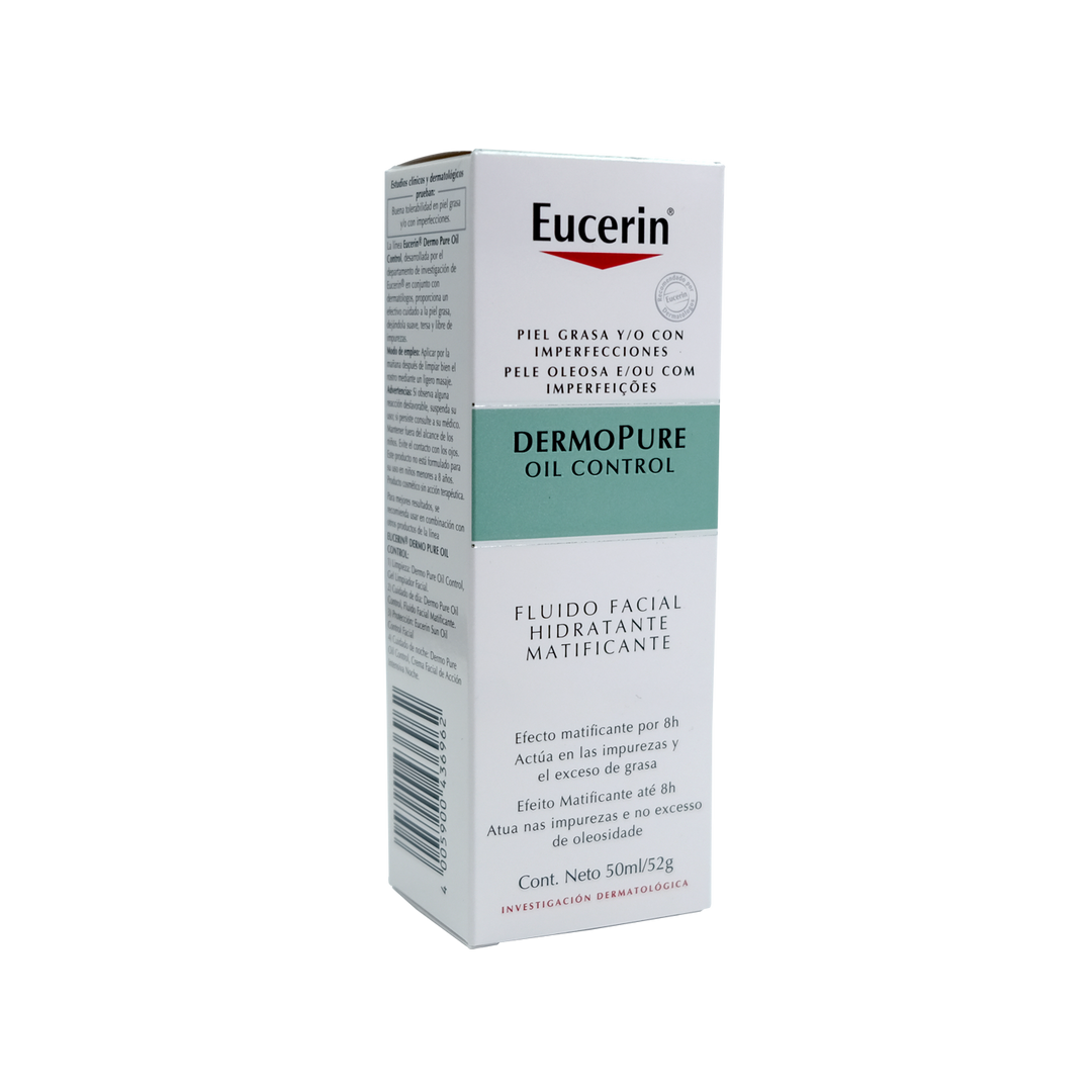 Eucerin DermoPure Fluido Facial Hidratante Mat 50 ml