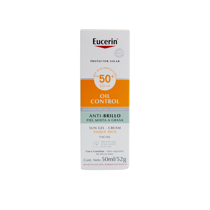 Eucerin bloq oil control toque seco 50 ml fps 50+