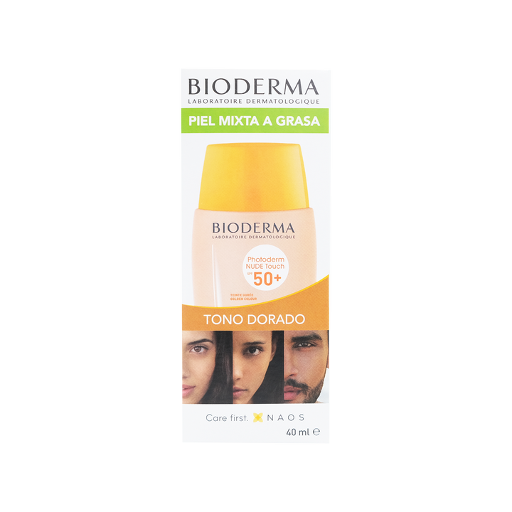Bioderma photoderm nude touch dorado v2 fps50+ 40ml