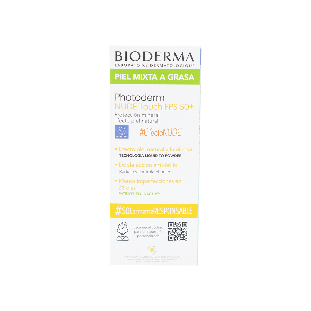 Bioderma photoderm nude touch dorado v2 fps50+ 40ml