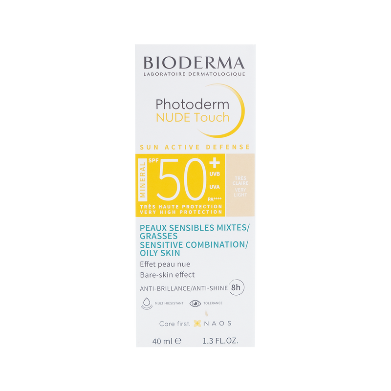 Bioderma photoderm nude touch muy claro v2 fps50+ 40ml