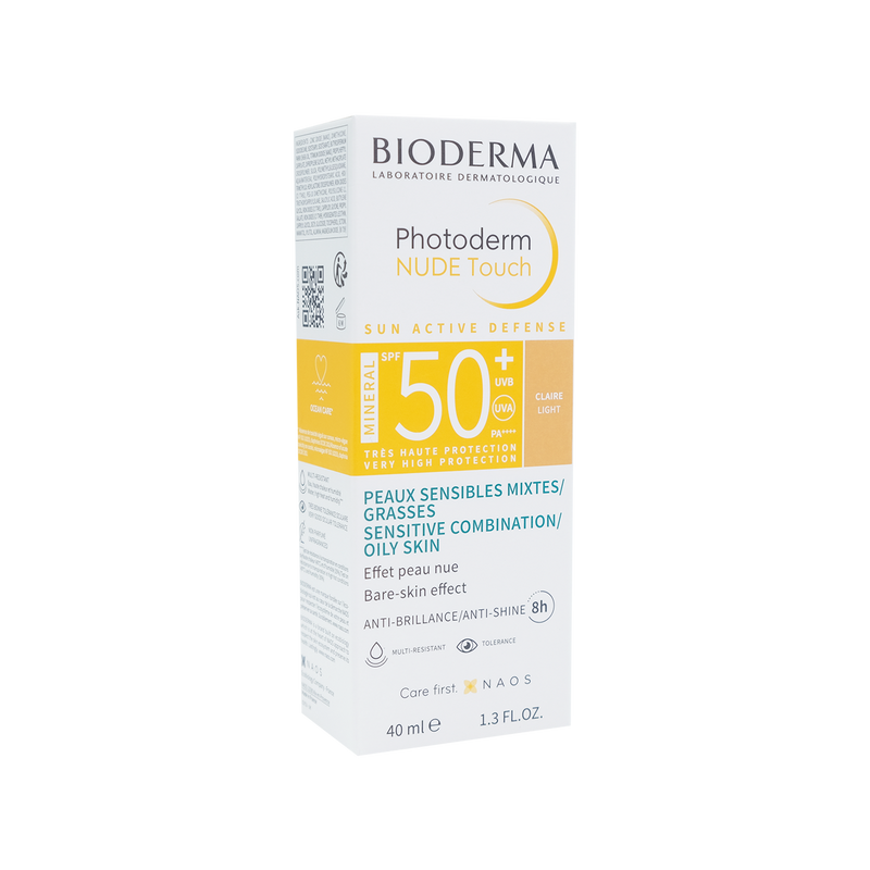 Bioderma photoderm nude touch claro v2 fps50+ 40ml