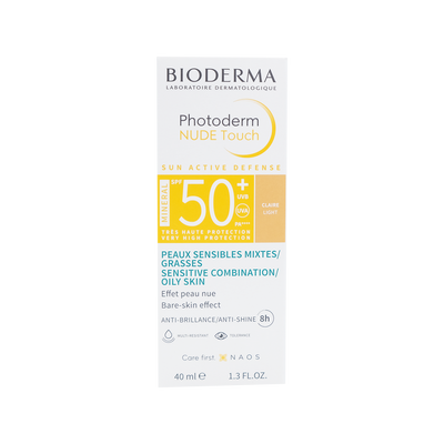 Bioderma photoderm nude touch claro v2 fps50+ 40ml