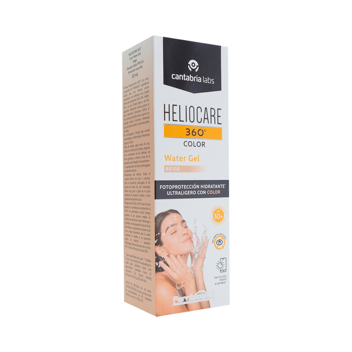 Heliocare 360 water gel c/color 50ml fps50+