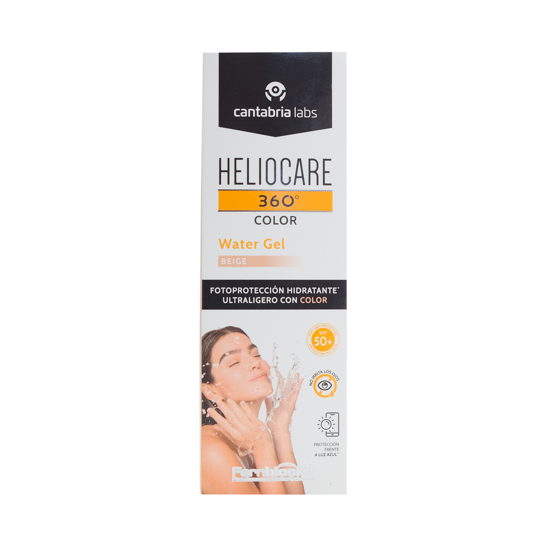 Heliocare 360 water gel c/color 50ml fps50+