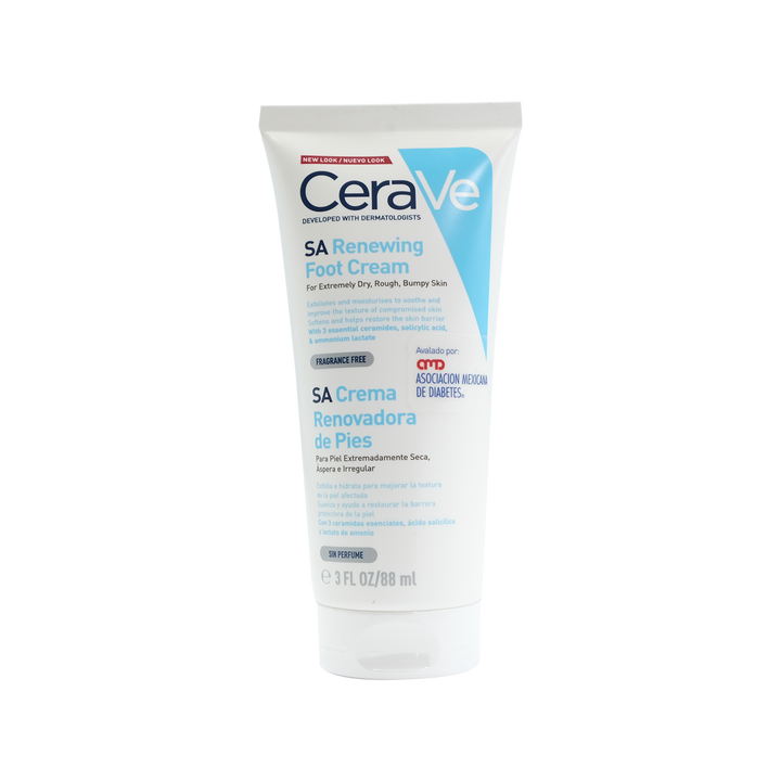 Cerave crema renovadora pies 88ml.