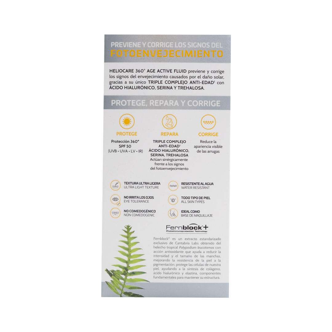 Heliocare 360° age actvie fluid 50ml fps50