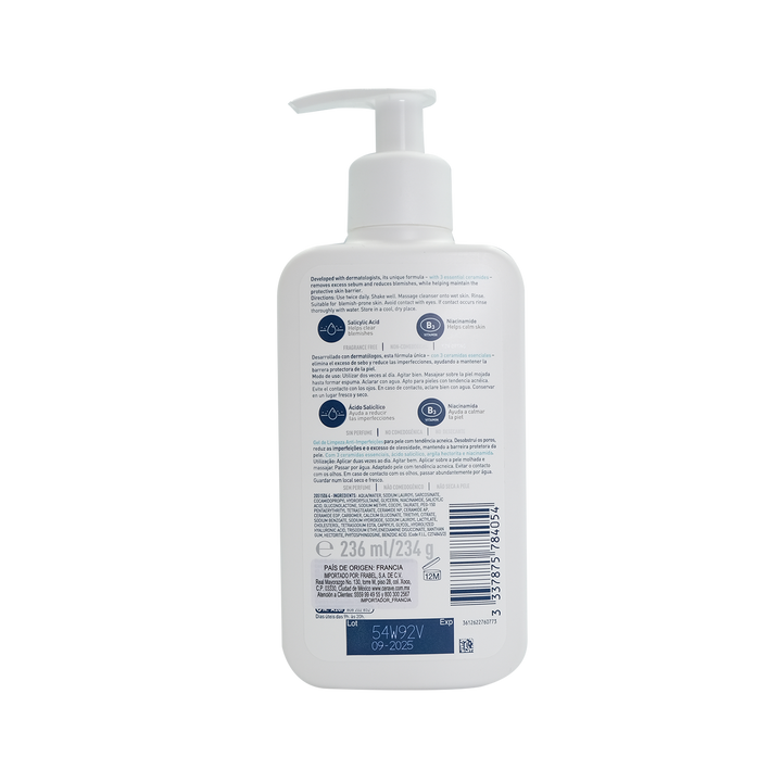 Cerave limpiador control imperfecciones 236ml