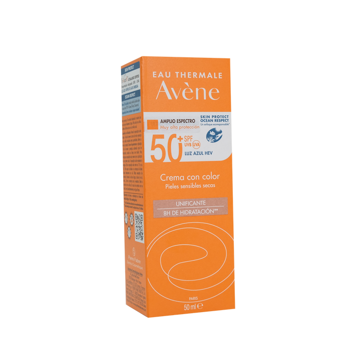 Avene Bloqueador Crema C/Color 50ml fps50+