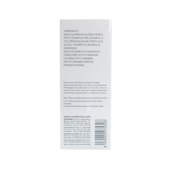Sesderma dryses desodorante mujer 75ml